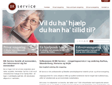 Tablet Screenshot of brservice.dk